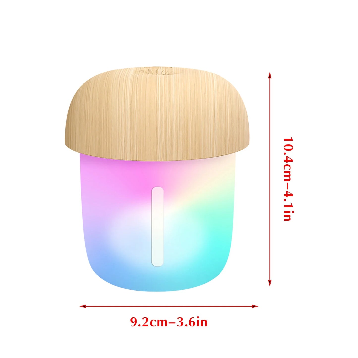 Home & Kitchen Supplies Clearance Mini Portable Usb Humidifier, 250Ml Small Personal Travel Humidifier, Essential Oil Diffuser with Night Light, Auto-Off, Ultra Quiet for Baby Bedroom, Car