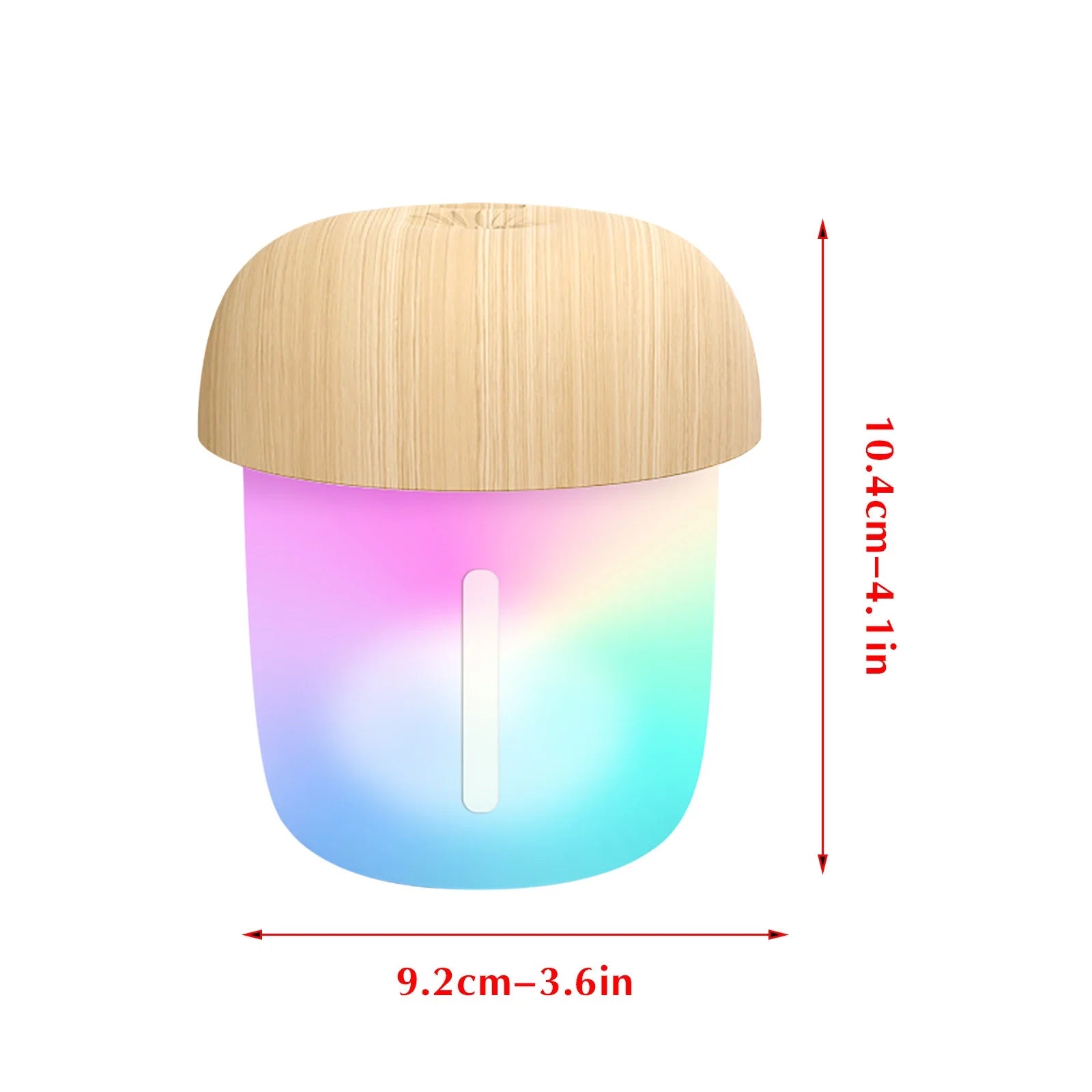 Home & Kitchen Supplies Clearance Mini Portable Usb Humidifier, 250Ml Small Personal Travel Humidifier, Essential Oil Diffuser with Night Light, Auto-Off, Ultra Quiet for Baby Bedroom, Car